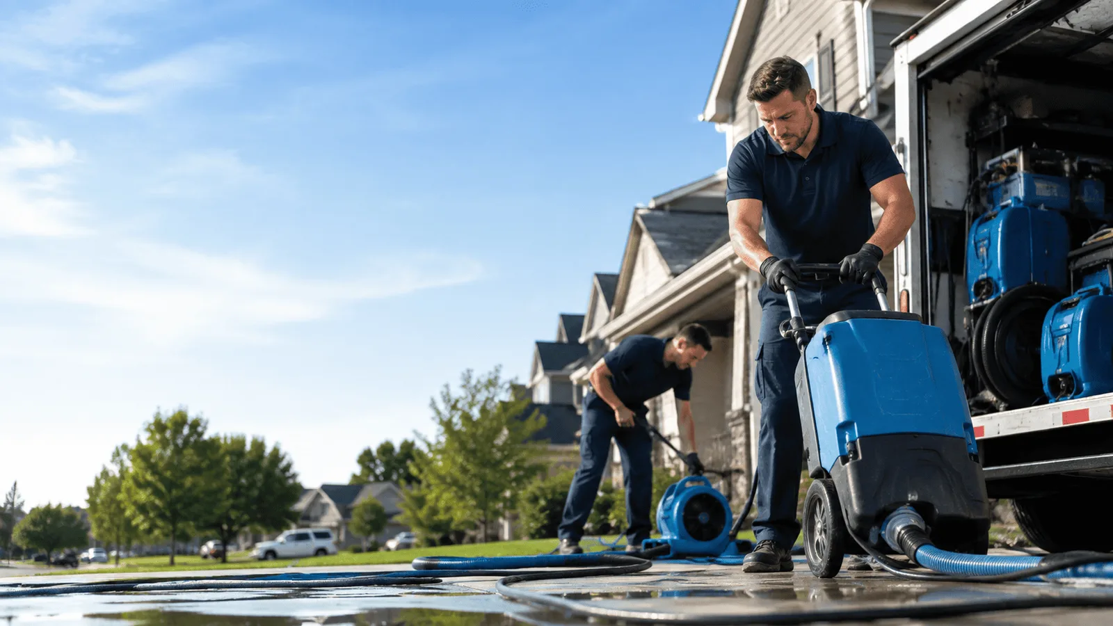 Dehumidification being performed in Centreville, AL